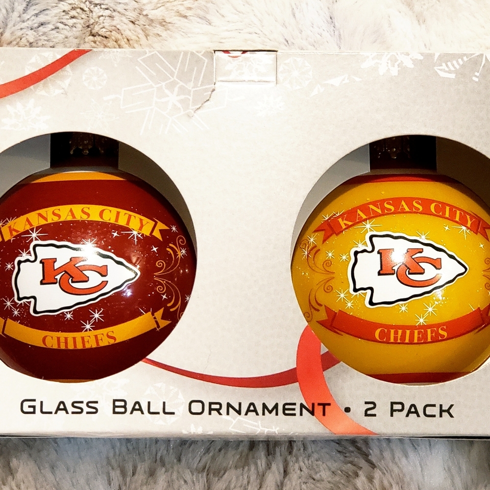 Kansas City Chiefs Christmas ornaments